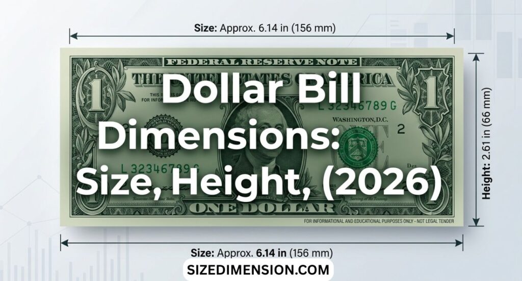 Dollar Bill Dimensions: Size, Height, (2026)