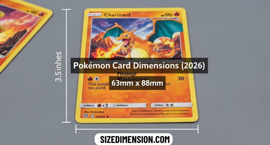 Pokémon Card Dimensions (2026)