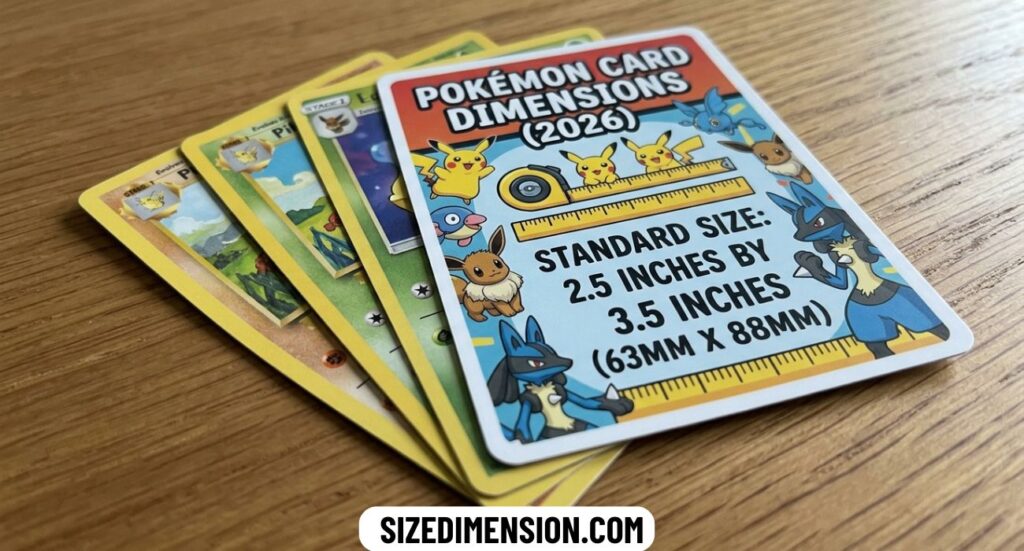 Pokémon Card Dimensions (2026)