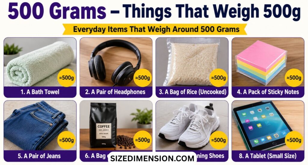 500 Grams- Things with Pic That Weigh 500g