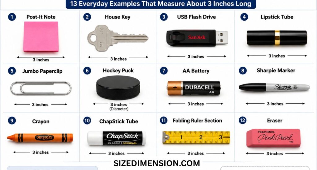 3 Inches: 6 Things with Pictures That Are 3 Inches Long