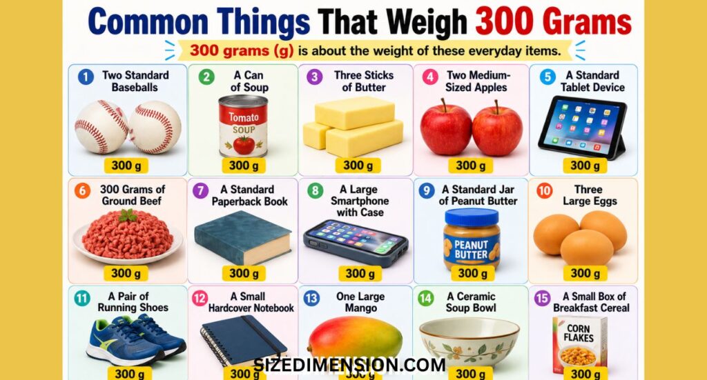 300 Grams- Things with Pic That Weigh 300g