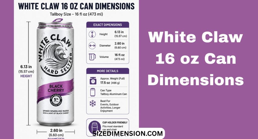 White Claw Can Dimensions: Size, Height (2026)