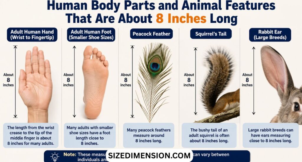 20 Common Things that are 8 Inches Long
