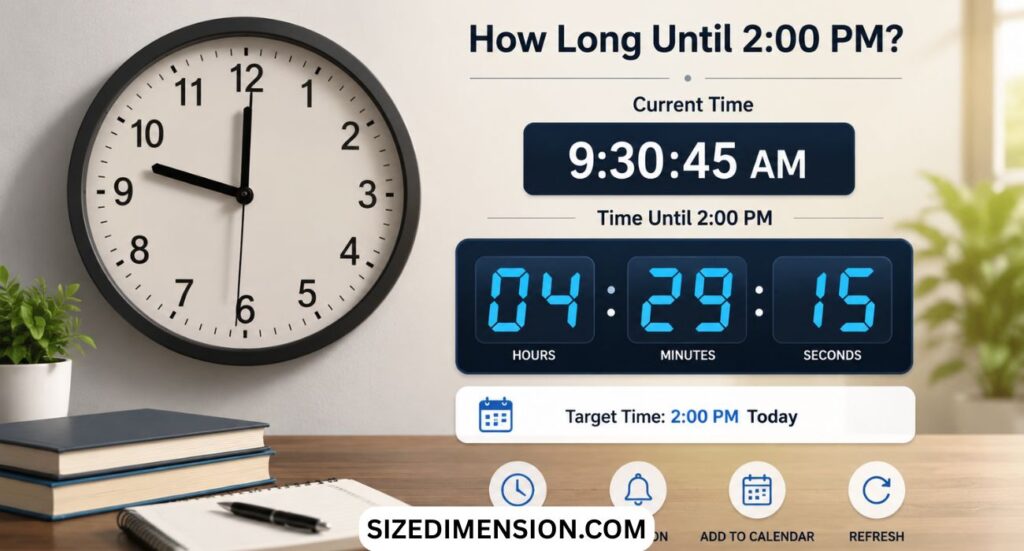 How Long Until 2:00 PM? A Simple Guide to Tracking Time