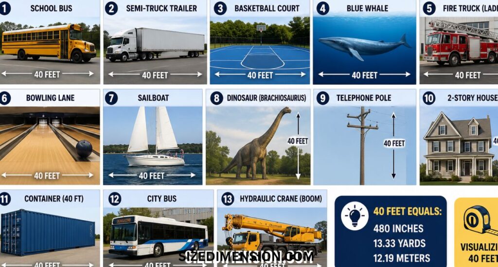 40 Feet: 13 Things with Pics That Are 40 Feet Long or Tall