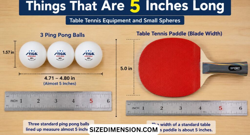 20 Common Things That Are 5 Inches Long