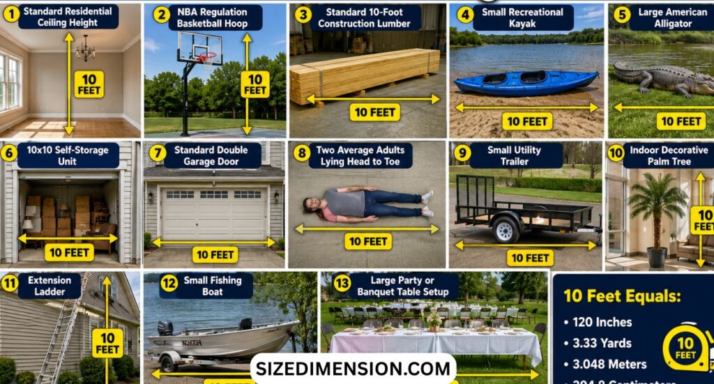 10 Feet: 13 Things with Pics That Are 10 Feet Long or Tall