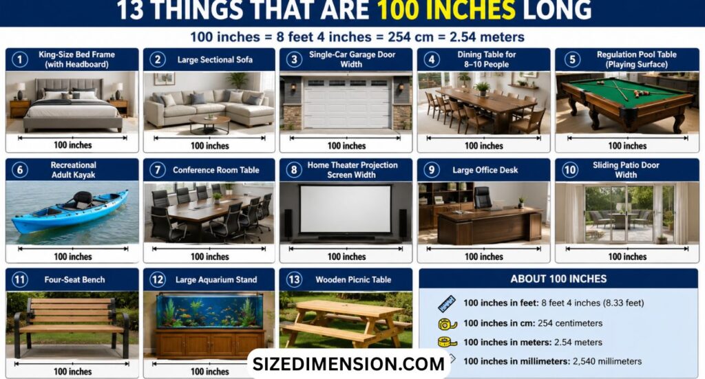 100 Inches: 13 Things with Pictures That Are 100 Inches Long