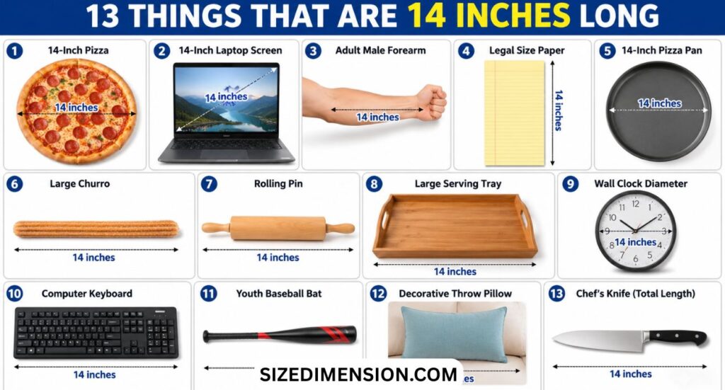 14 Inches: 13 Things with Pics That Are 14 Inches Long or Tall (2026)