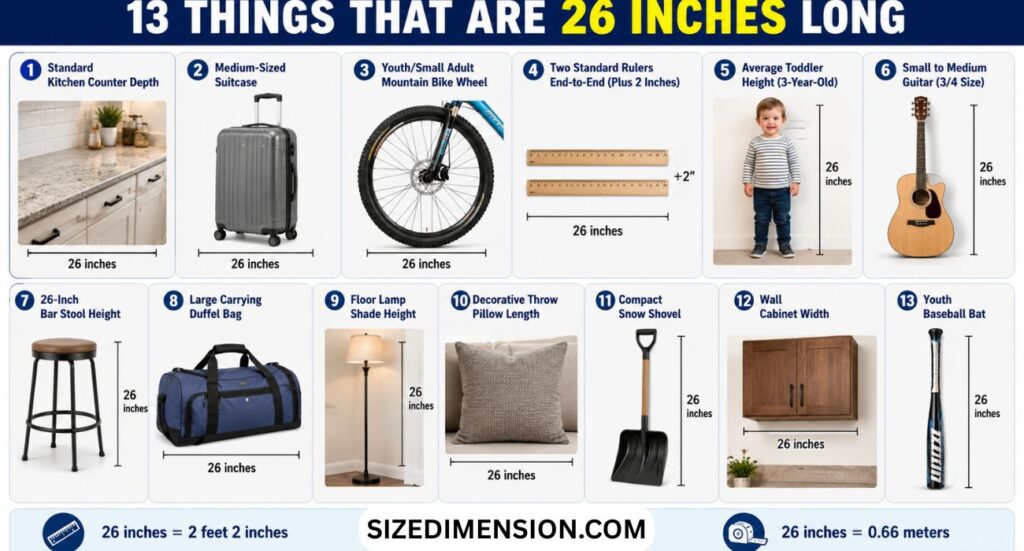 26 Inches: 13 Things with Pictures That Are 26 Inches Long
