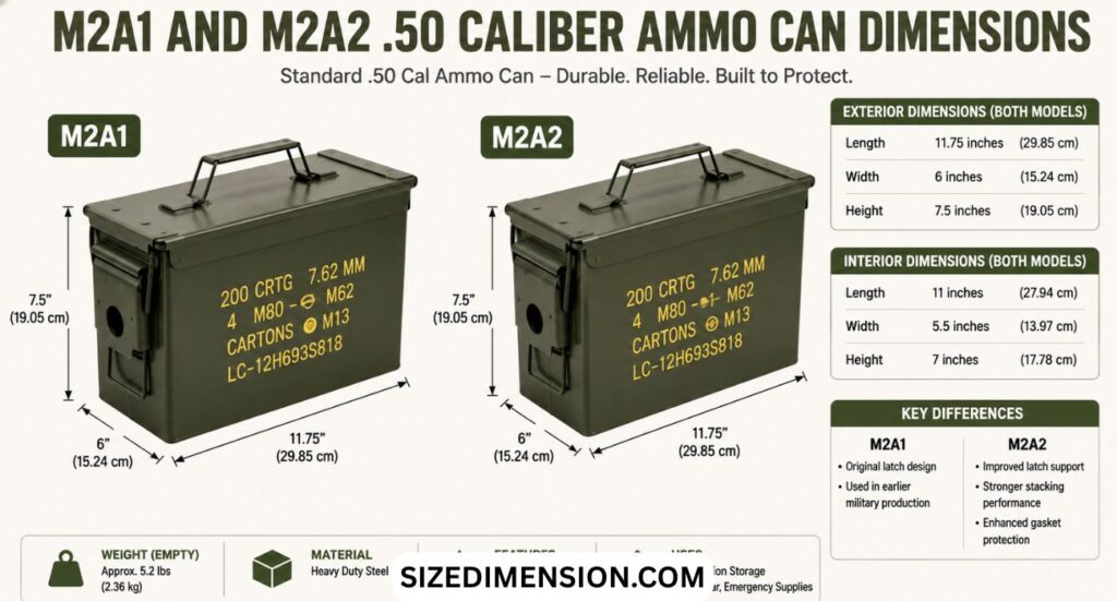 Ammo Can Dimensions: Size, Height (2026)