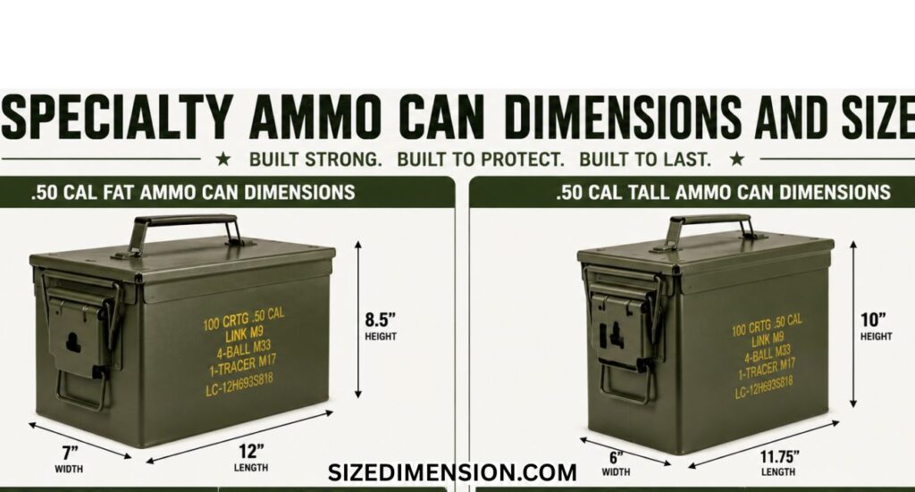Ammo Can Dimensions: Size, Height (2026)