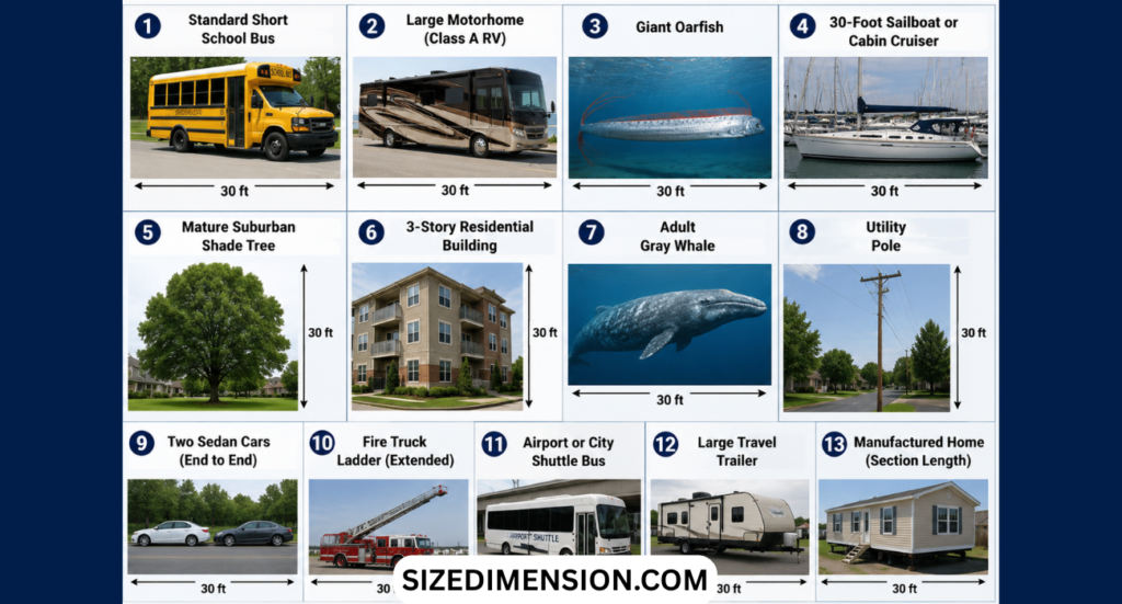 30 Feet: 13 Things with Pics That Are 30 Feet Long or Tall