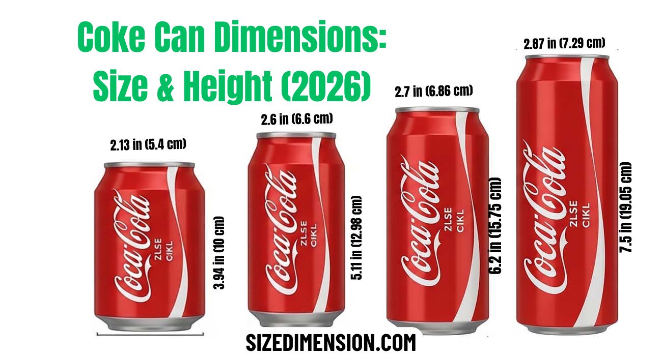 Coke Can Dimensions: Size & Height (2026)
