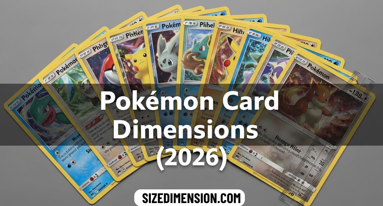 Pokémon Card Dimensions (2026)