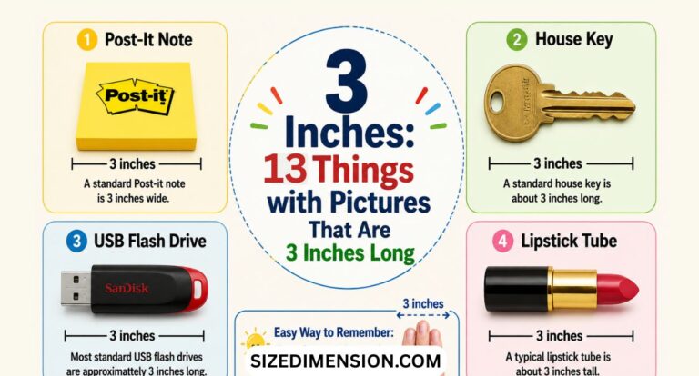 3 Inches: 6 Things with Pictures That Are 3 Inches Long