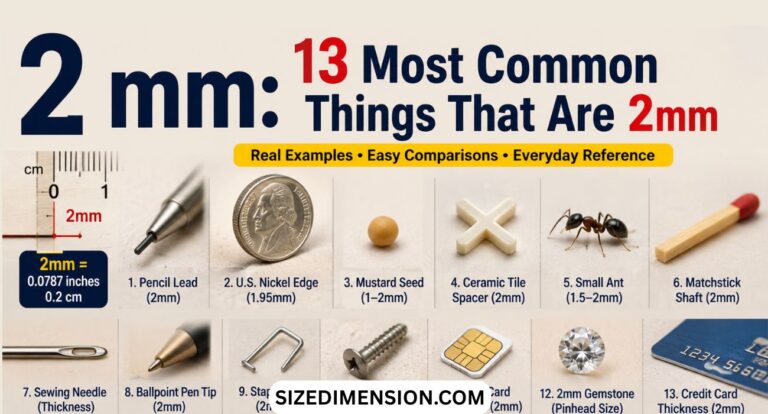 2 mm: 13 Most Common Things That Are 2mm