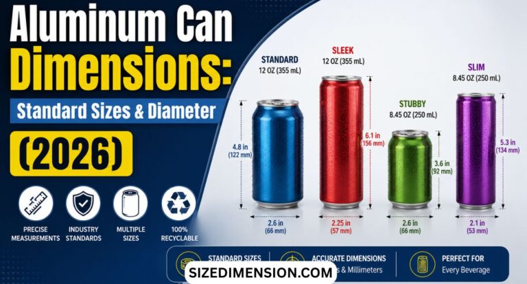 Aluminum Can Dimensions: Standard Sizes & Diameter (2026)