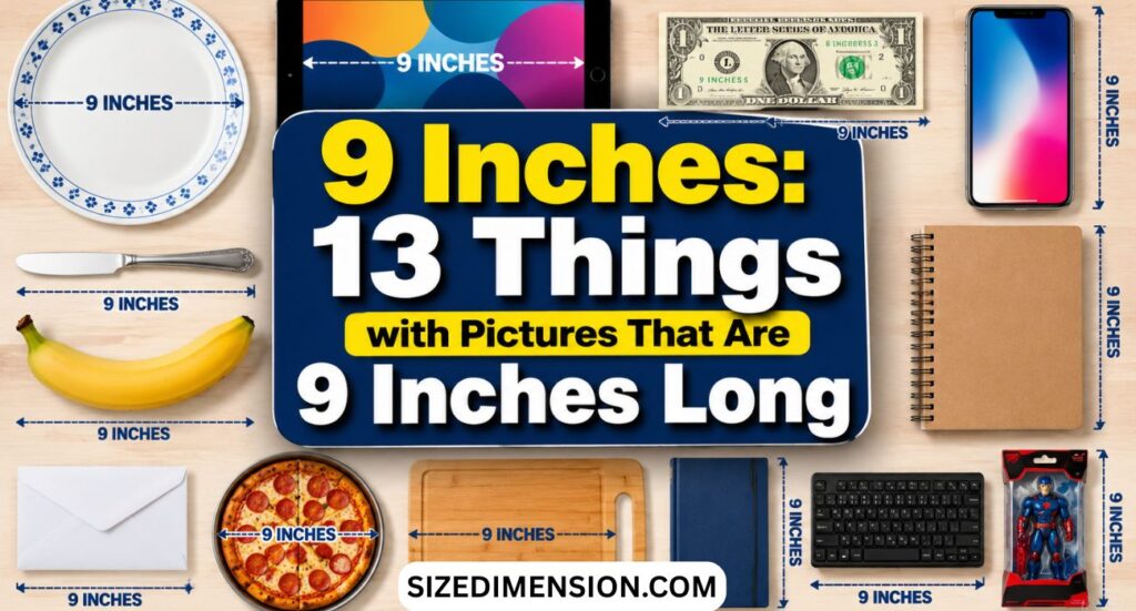 9 Inches: 13 Things with Pictures That Are 9 Inches Long
