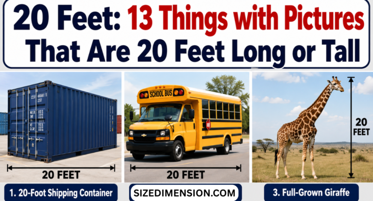 20 Feet: 13 Things with Pictures That Are 20 Feet Long or Tall