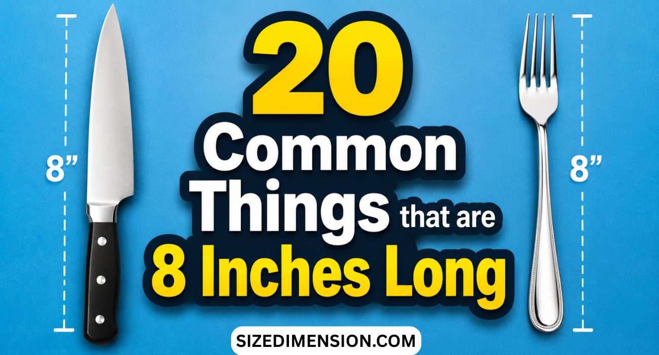 20 Common Things that are 8 Inches Long