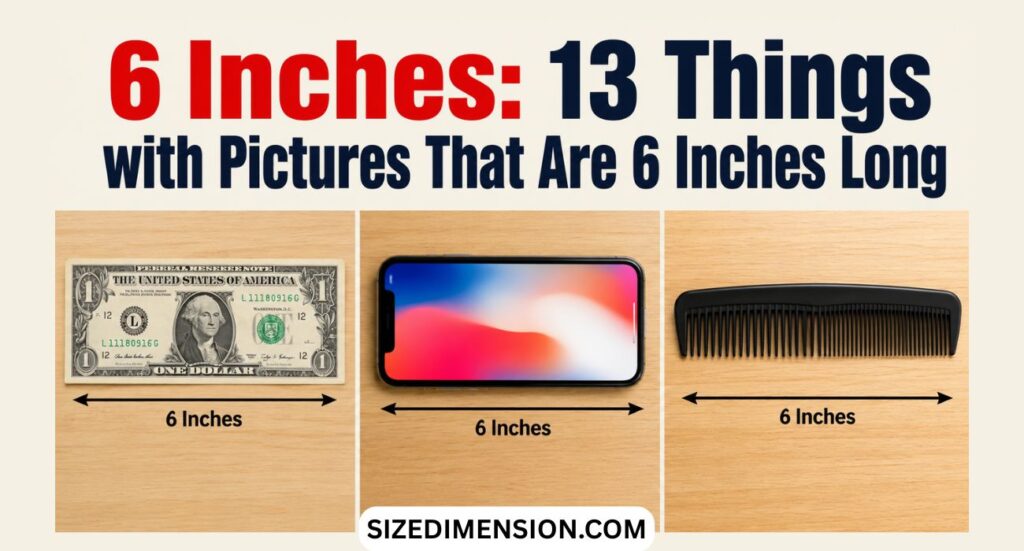 6 Inches: 13 Things with Pictures That Are 6 Inches Long