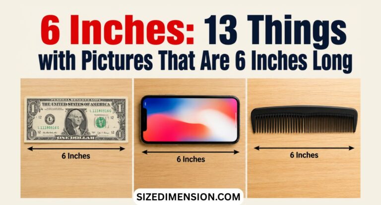 6 Inches: 13 Things with Pictures That Are 6 Inches Long