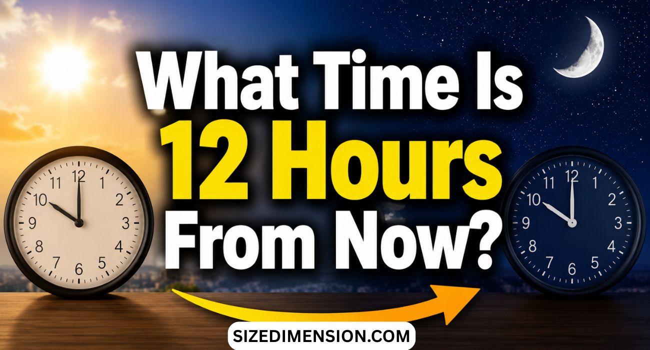 What Time Is 12 Hours From Now?