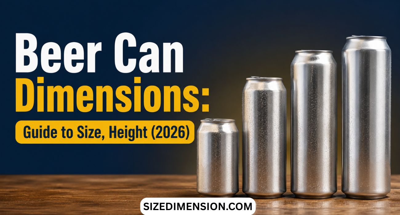 Beer Can Dimensions: Guide to Size, Height (2026)