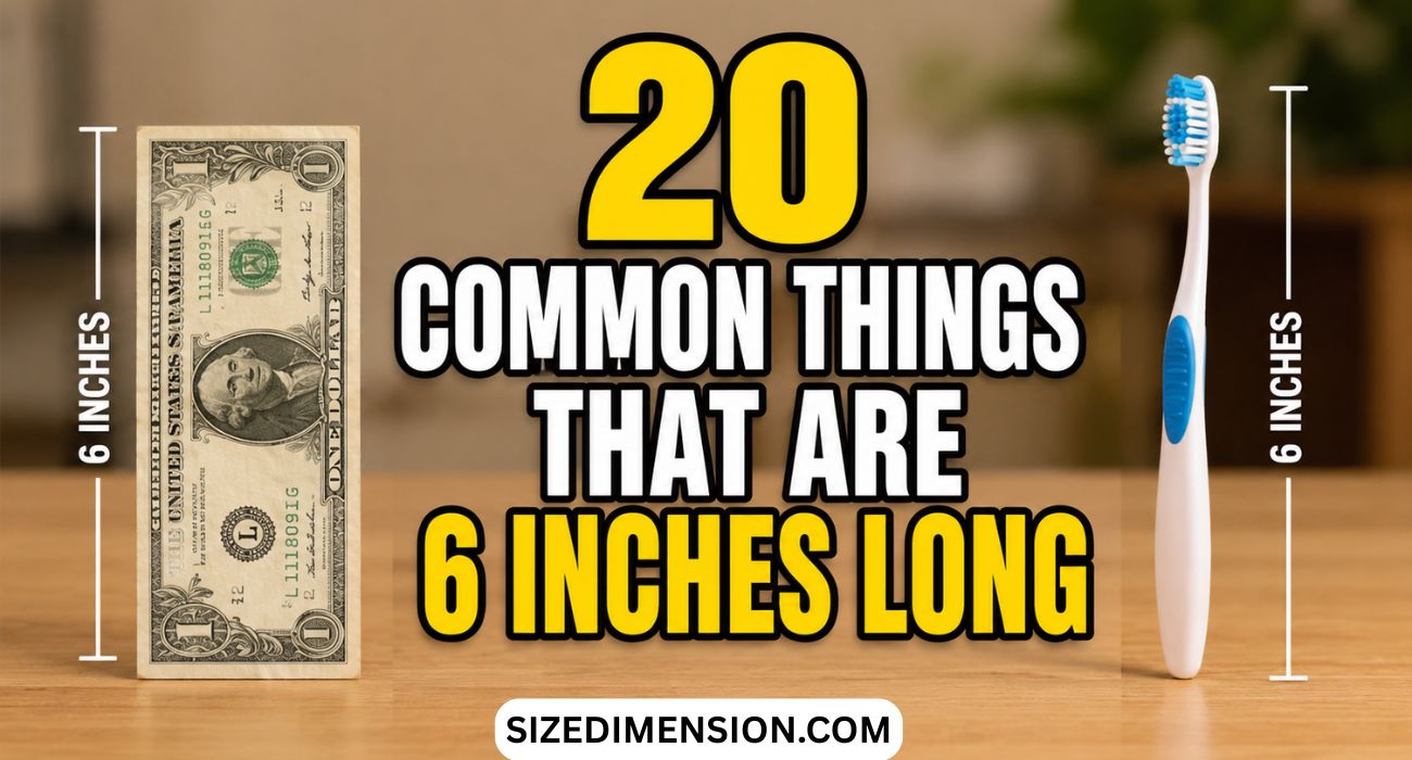 20 Common Things That Are 6 Inches Long