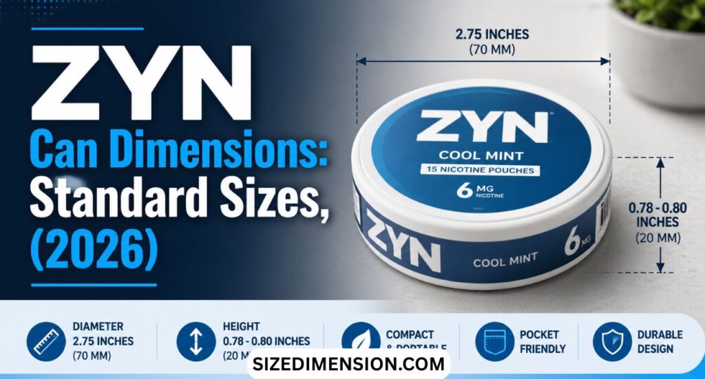 ZYN Can Dimensions: Standard Sizes, (2026)