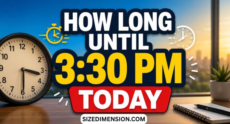 How Long Until 3:30 PM Today?
