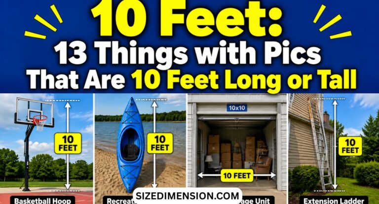 10 Feet: 13 Things with Pics That Are 10 Feet Long or Tall