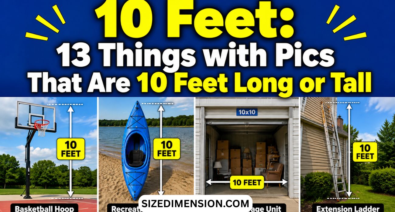 10 Feet: 13 Things with Pics That Are 10 Feet Long or Tall