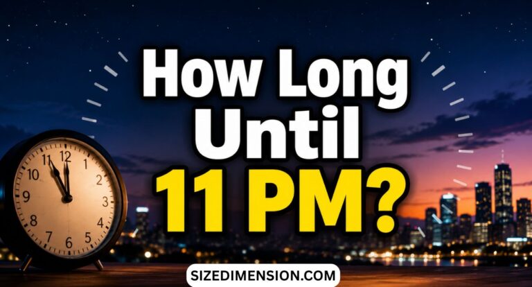 How Long Until 11 PM? A Simple Guide to Tracking Time
