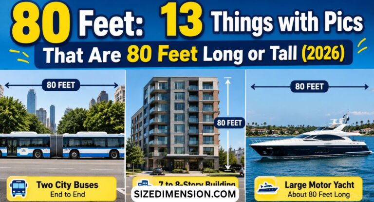 80 Feet: 13 Things with Pics That Are 80 Feet Long or Tall (2026)