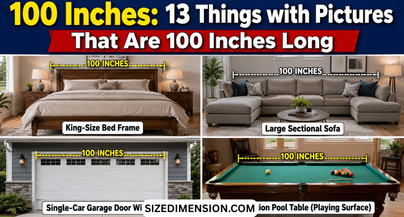 100 Inches: 13 Things with Pictures That Are 100 Inches Long