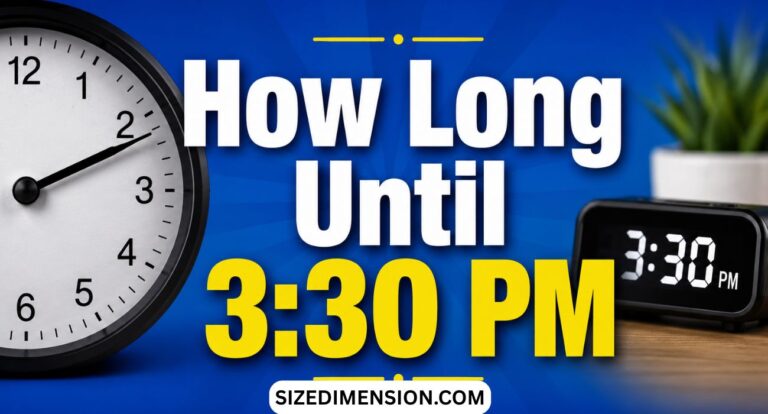 How Long Until 3:30 PM