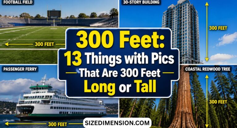 300 Feet: 13 Things with Pics That Are 300 Feet Long or Tall