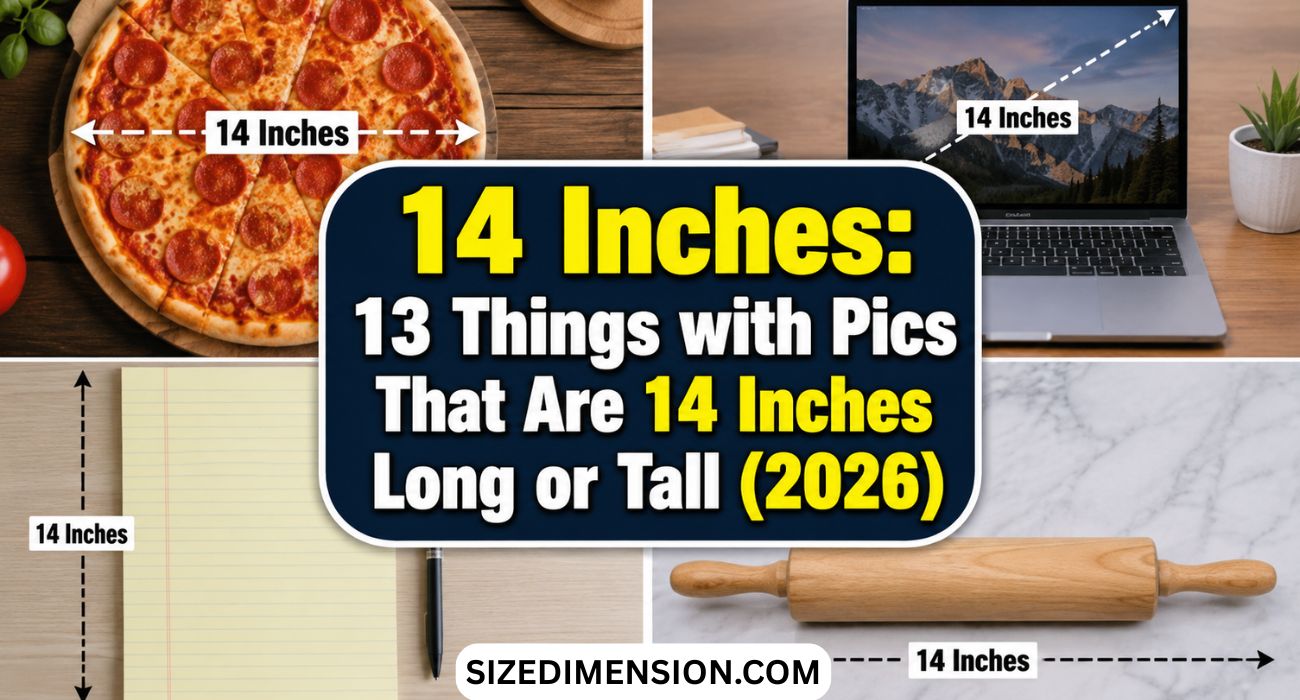 14 Inches: 13 Things with Pics That Are 14 Inches Long or Tall (2026)