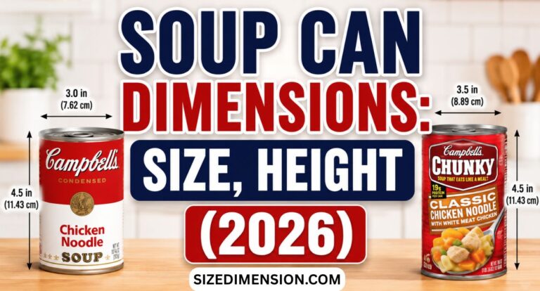 Soup Can Dimensions: Size, Height (2026)
