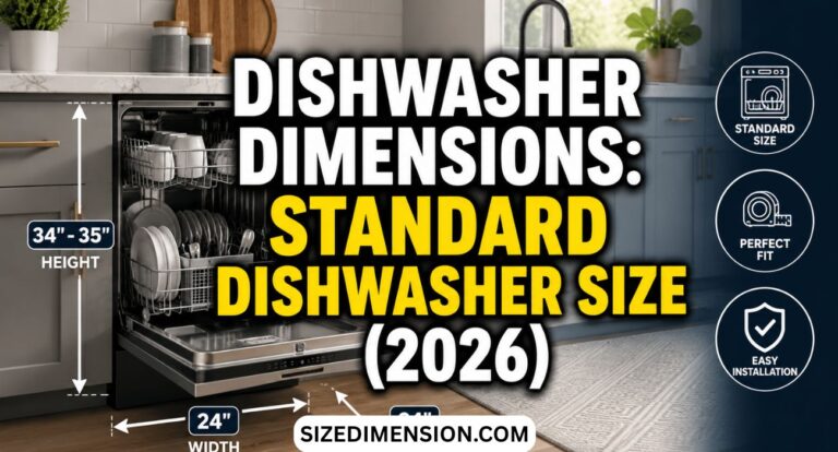 Dishwasher Dimensions: Standard Dishwasher Size (2026)