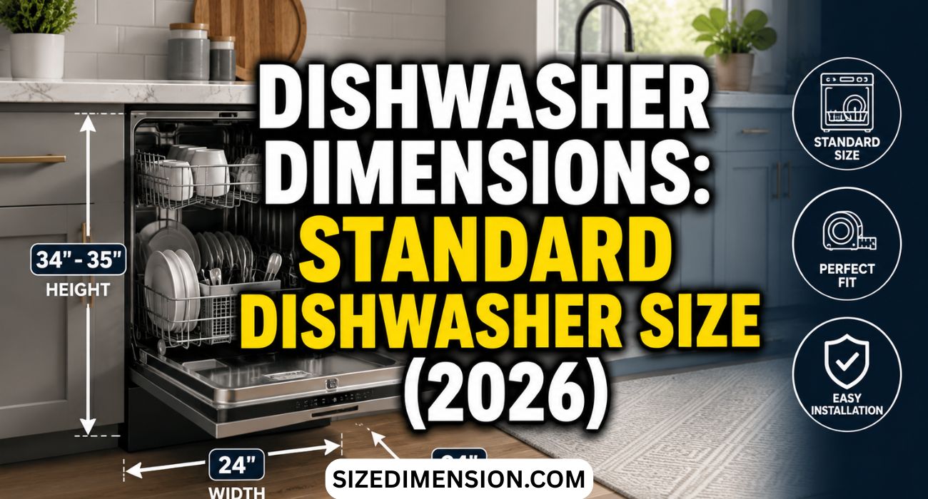 Dishwasher Dimensions: Standard Dishwasher Size (2026)