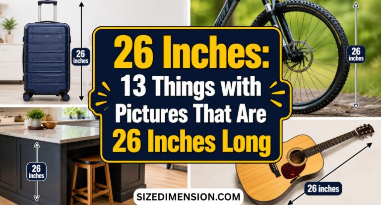 26 Inches: 13 Things with Pictures That Are 26 Inches Long