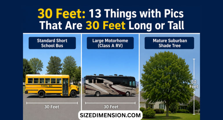 30 Feet: 13 Things with Pics That Are 30 Feet Long or Tall