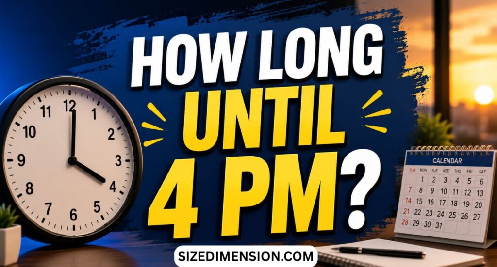 How Long Until 4 PM?