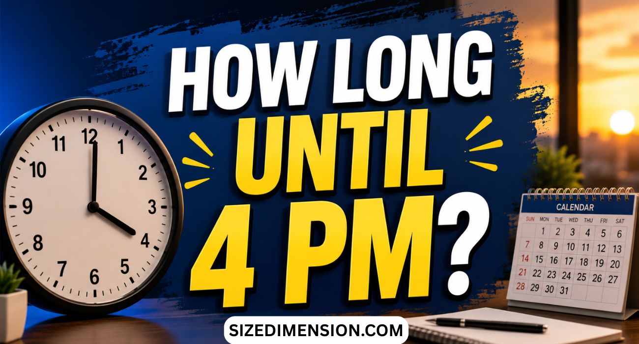 How Long Until 4 PM?